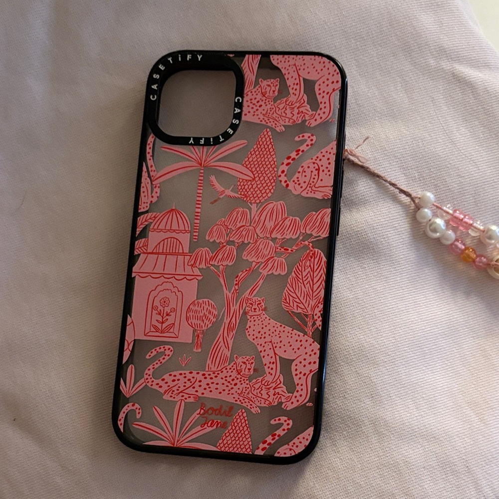 Casetify Jungle Safari Pink Phone Case iPhone 12